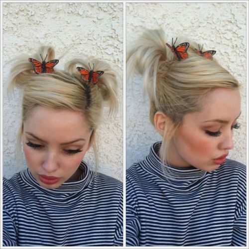 Twisted Messy Crown Tails