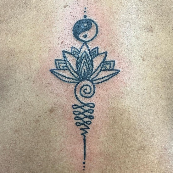 Unique Yin Yang Tattoo