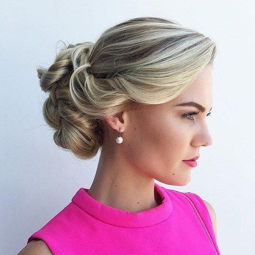 traditional messy bun