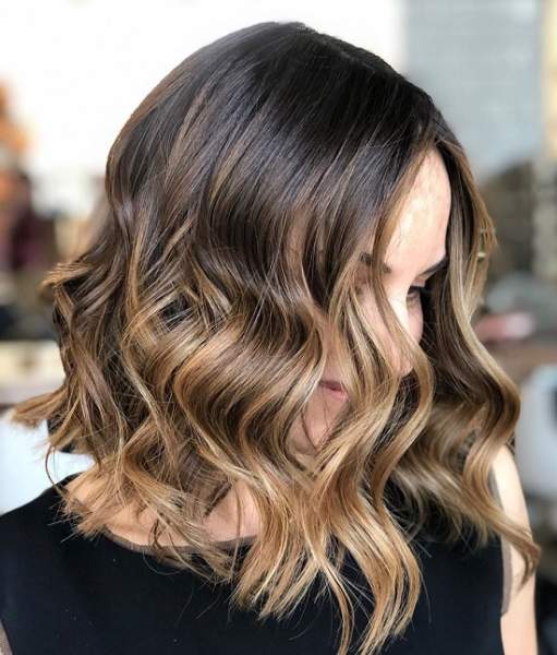Wavy Balayage Hairstyle