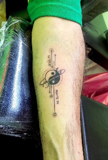 Yin Yang Tattoo Arm
