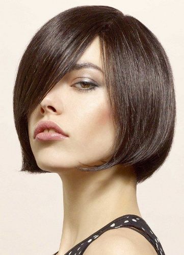 Inverse Layering Bob Cut