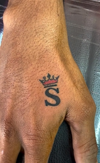 S Letter Tattoo