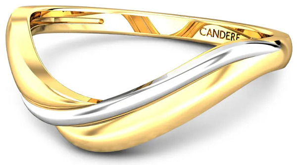 2 Gram Plain Gold Ring