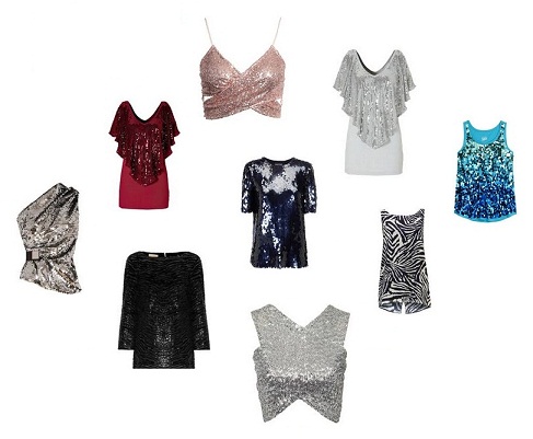 Sequin Tops for Girls 