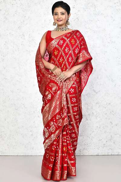 Bandhani Gharchola Saree