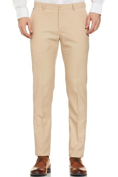 Beige Pants For White Shirt