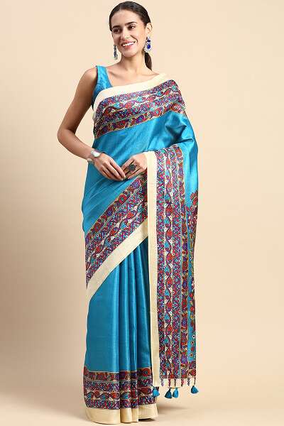 Bhagalpuri Art Silk Saree