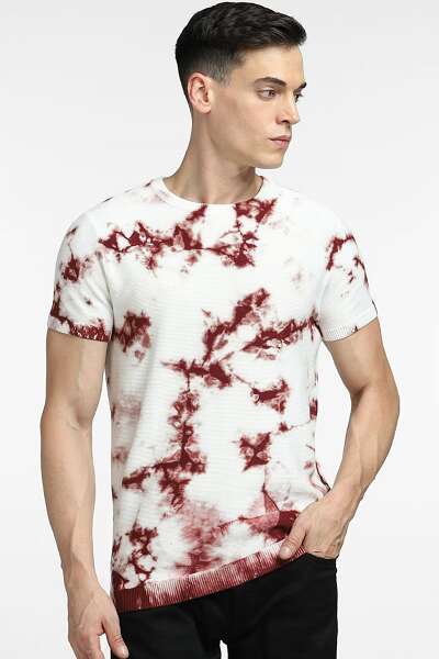 Bleach Tie Dye T Shirt