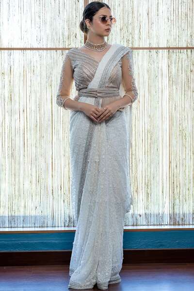 Bridal Lace Saree