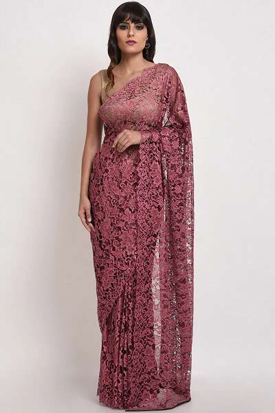 Chantilly Lace Saree