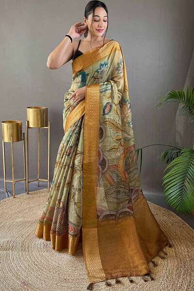Designer Kalamkari Saree
