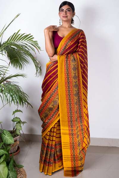 Dhaniakhali Cotton Saree