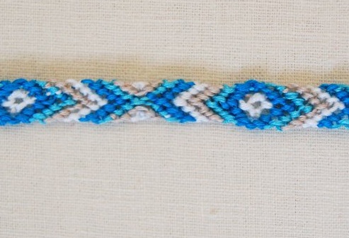 Diamond Pattern Friendship Bracelets