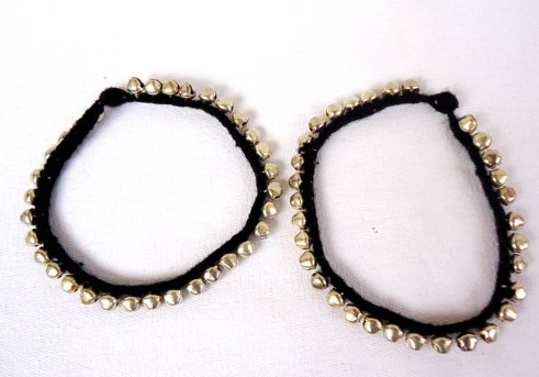Ethnic Black Thread Anklets for Women
