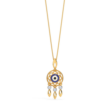 Evil Eye Diamond Pendant