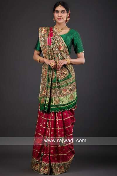 Gharchola Panetar Saree