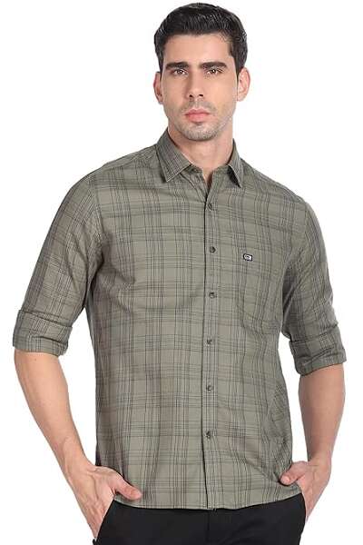 Green Checked Shirt With Matching Pants