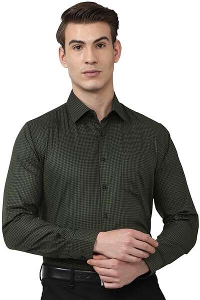 Green Formal Shirt And Matching Pants