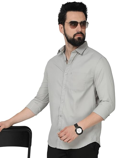 Grey Shirt With Blue Pants