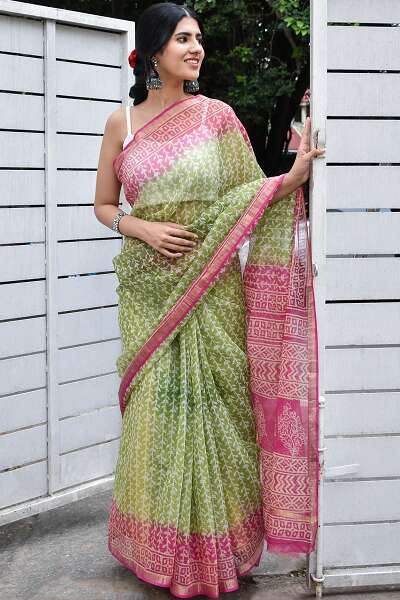 Heavy Printed Kota Sari