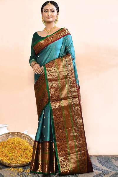 Heavy Silk Gadwal Saree