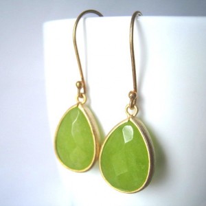 Jade Birthstone Earring