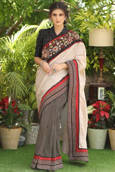 Kalamkari Border Sari
