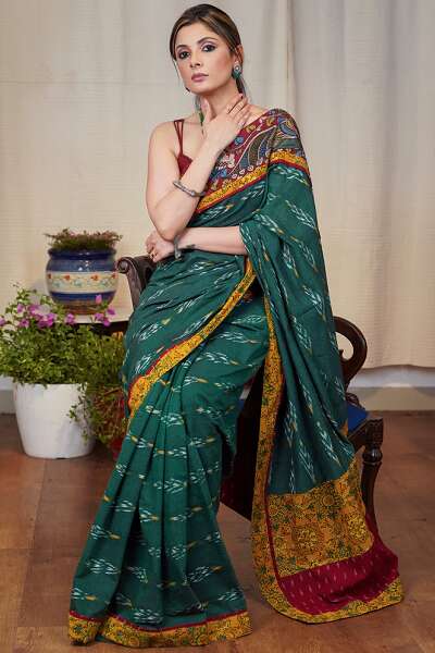 Kalamkari Cotton Saree