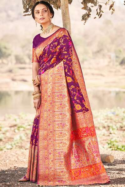 Kalamkari Pattu Sarees