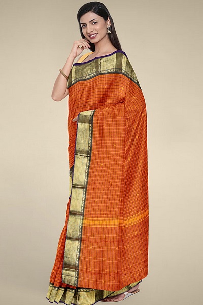 Kanchi Cotton Handloom Saree