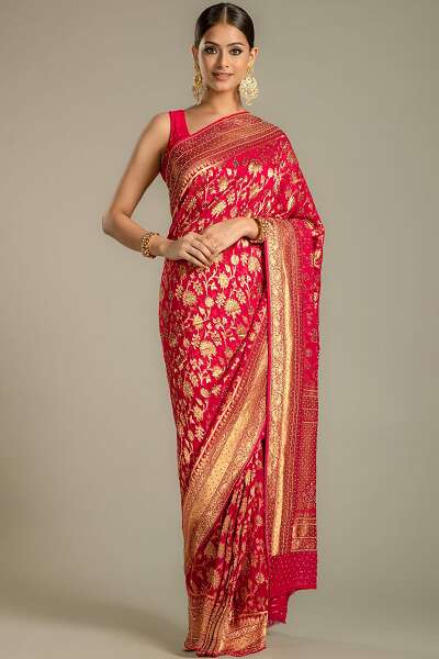 Khadi Georgette Saree
