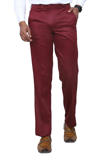 Maroon Pants For White Shirt