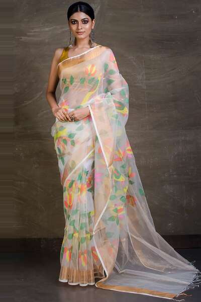 Muslin Silk Jamdani Saree