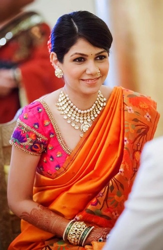 The Maharashtrian Designer Nauvari Saree