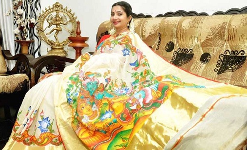 Onam Printed Saree