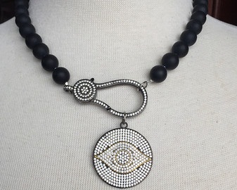 Onyx Birthstone Necklace