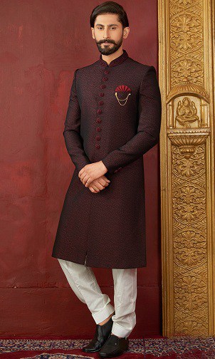 Pakistani Embroidered Sherwani