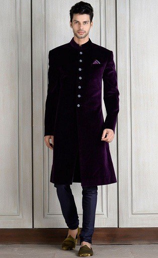 Pakistani Velvet Sherwani