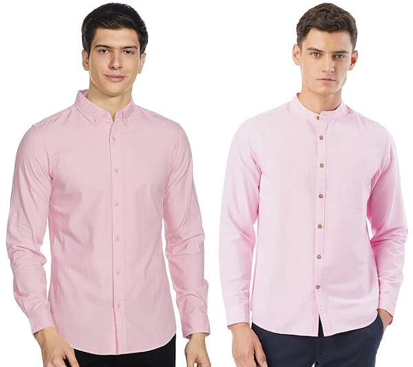 Pink Shirt For Blue Pants