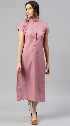 Plain Cotton Salwar Kameez