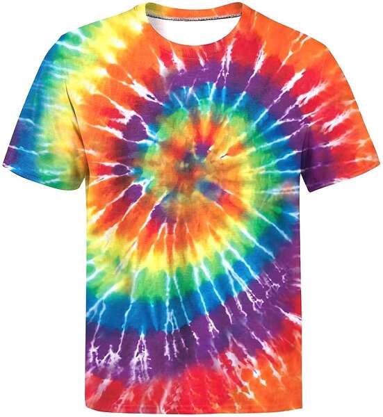 Rainbow Tie Dye T Shirt