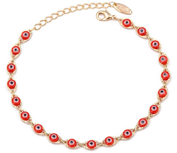 Red Evil Eye Anklet