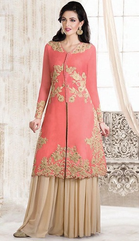 Salwar in Heavy Sharara