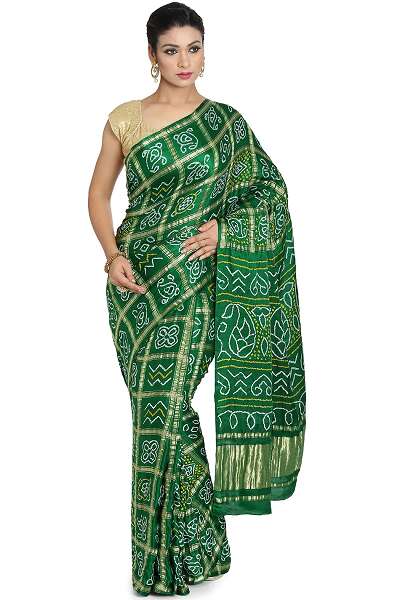 Satin Silk Gharchola Saree