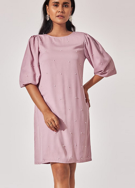 Shift Boat Neck Dress