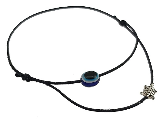 Simple Oxidized Black Thread Anklet