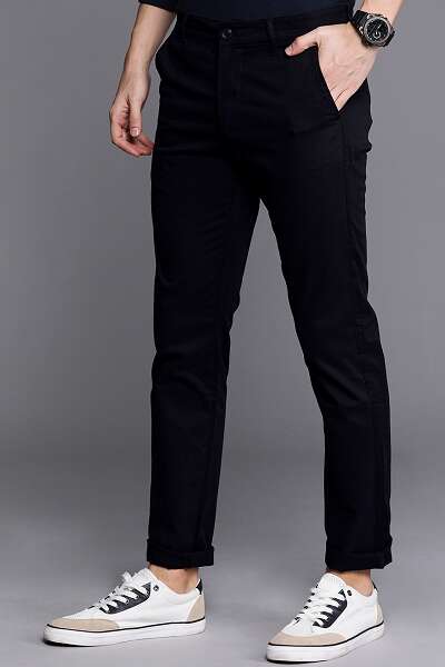 Slim Fit Cotton Chino Pants
