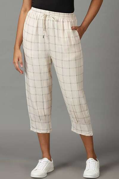 Straight Fit Linen Chino Pants