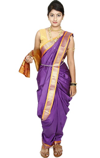 The Brahmani Nauvari Saree
